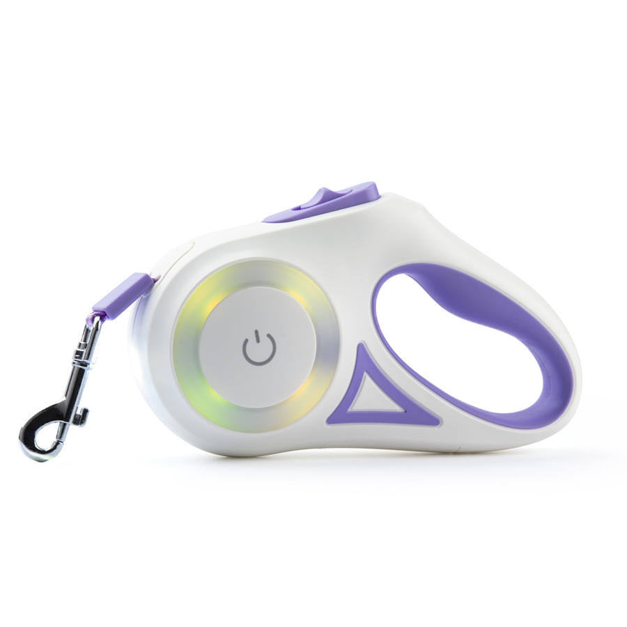 LED-Hundeleine mit Aufrollautomatik – Sicher & Ergonomisch