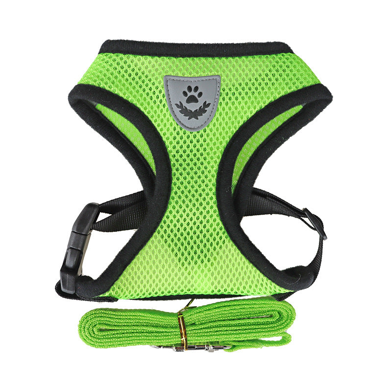 BreathableMesh Hundegeschirr & Leine Set – Ultraleicht & Komfortabel