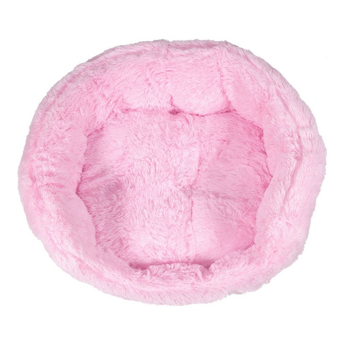 Gloria BABY Flauschiges Hundebett mit Herausnehmbarem Kissen – 65 x 55 cm (Rosa)