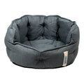 Gloria GREEN DREAMS Komfortables Hundebett – 54 x 50 cm (Schwarz)