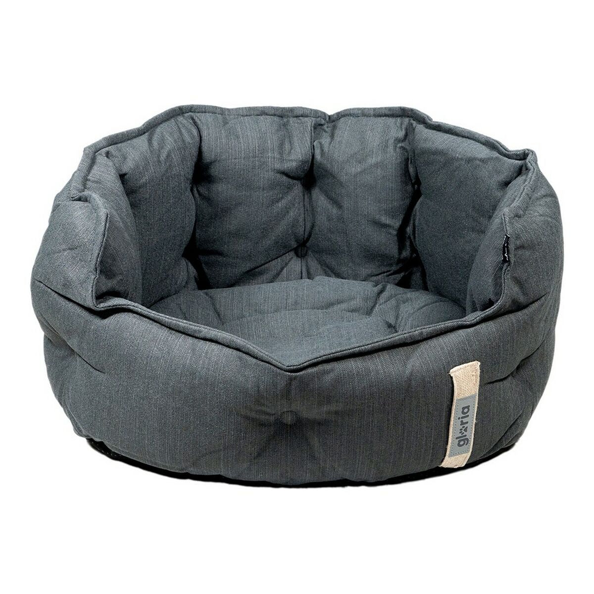 Gloria GREEN DREAMS Komfortables Hundebett – 54 x 50 cm (Schwarz)