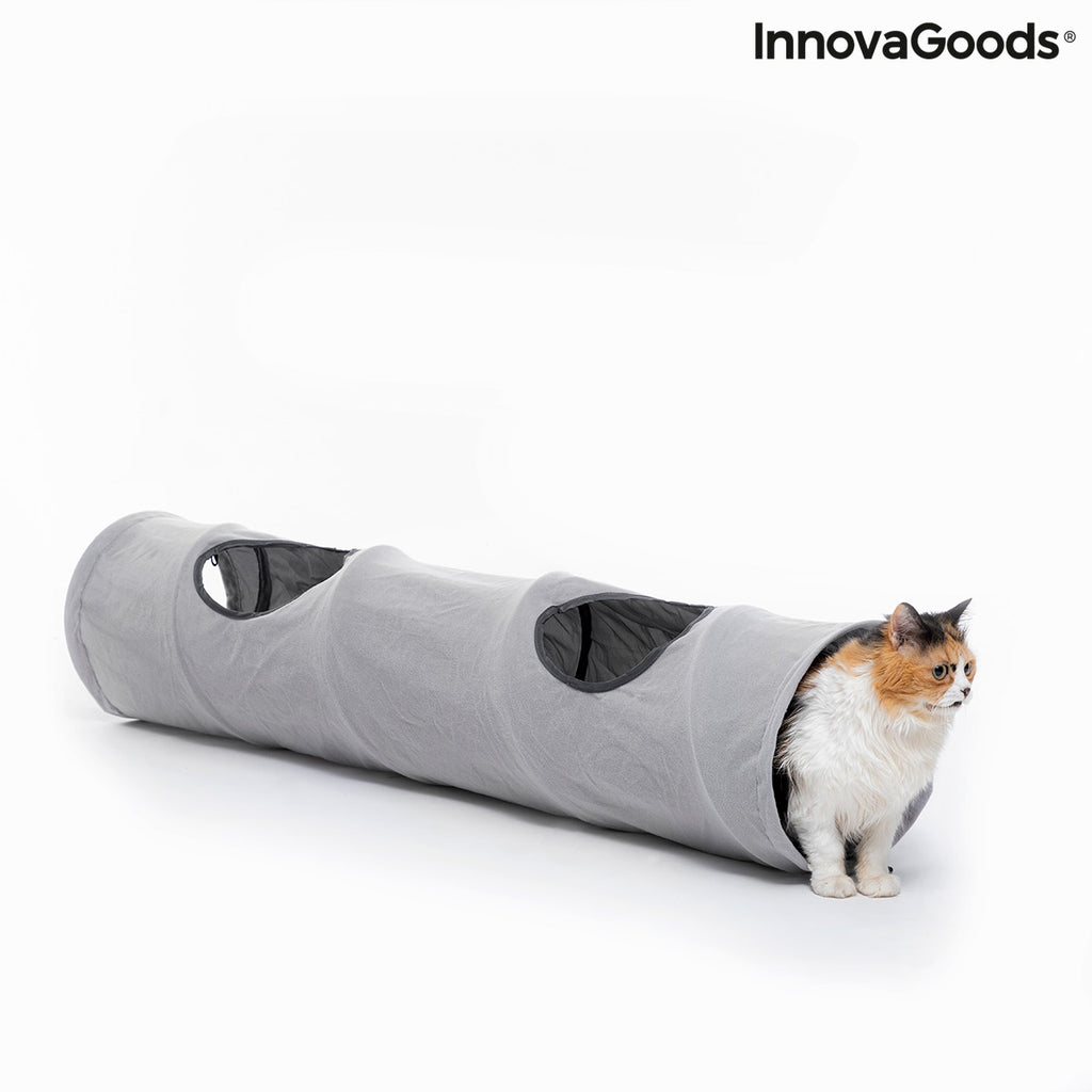 Faltbarer Katzentunnel Funnyi – Modulares Spiel- & Rückzugszentrum für Katzen (114 cm)