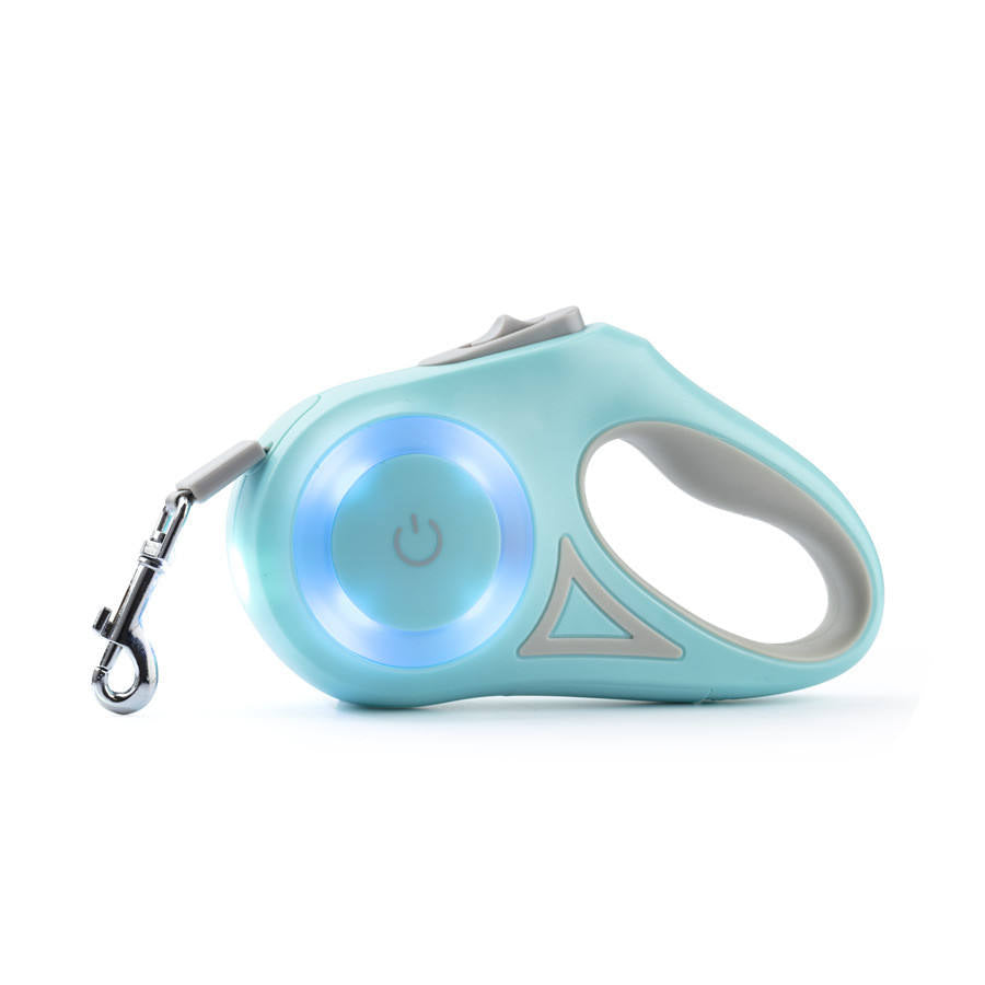 LED-Hundeleine mit Aufrollautomatik – Sicher & Ergonomisch