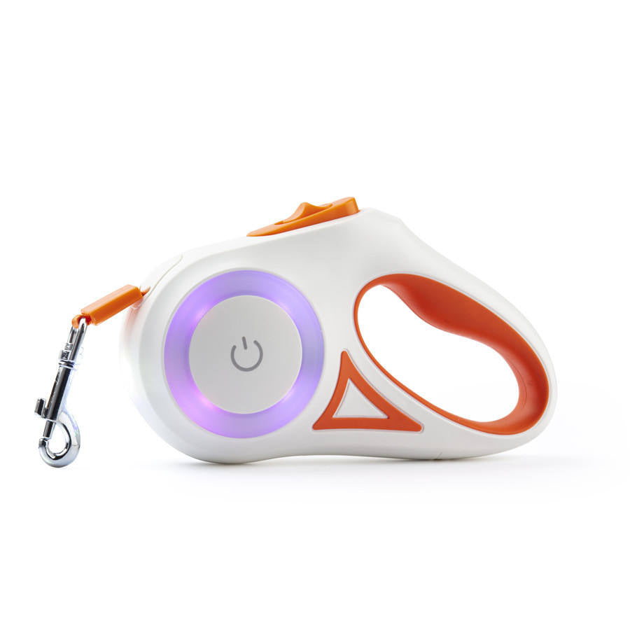 LED-Hundeleine mit Aufrollautomatik – Sicher & Ergonomisch