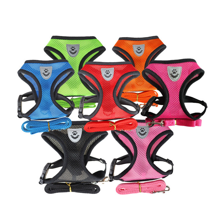 BreathableMesh Hundegeschirr & Leine Set – Ultraleicht & Komfortabel
