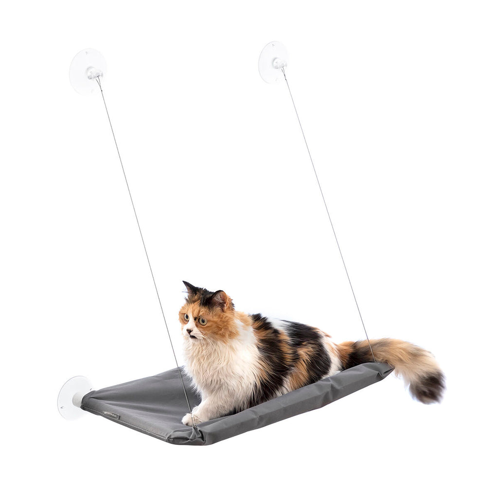 Katzenfensterliege Catlax – Ergonomische Hängematte für Fenster & Glasflächen (bis 30 kg)
