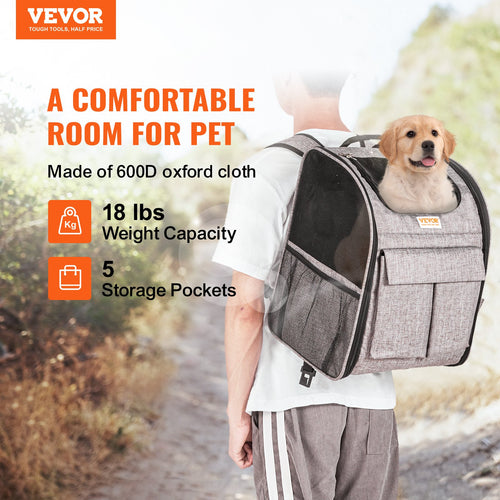 3-in-1 Haustiertrolley & Rucksack mit Rollen – Für Katzen & kleine Hunde
