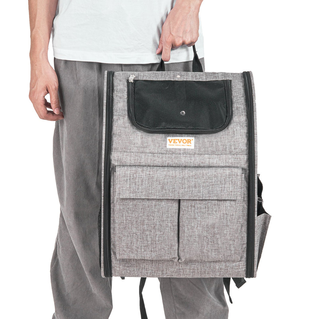 3-in-1 Haustiertrolley & Rucksack mit Rollen – Für Katzen & kleine Hunde