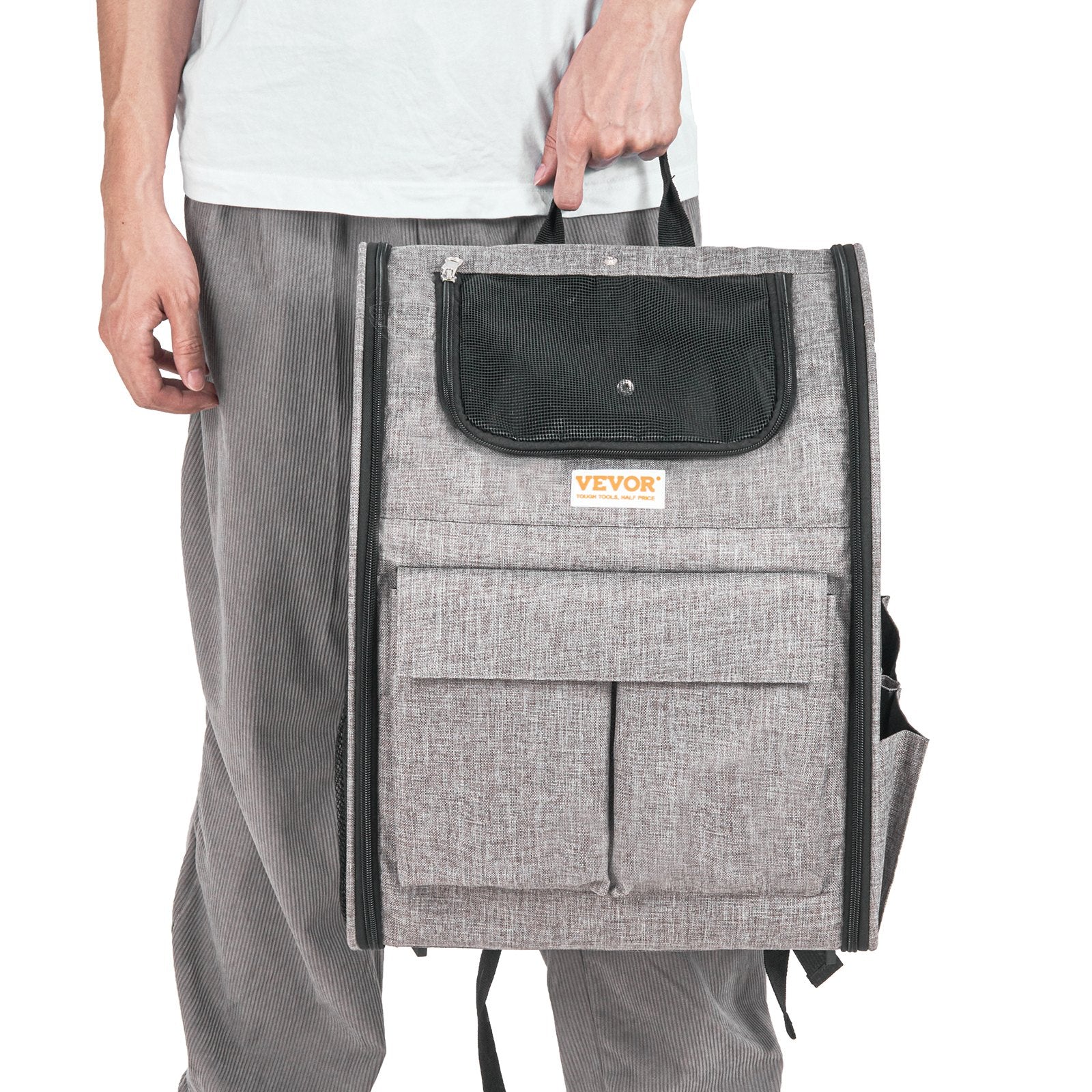 3-in-1 Haustiertrolley & Rucksack mit Rollen – Für Katzen & kleine Hunde
