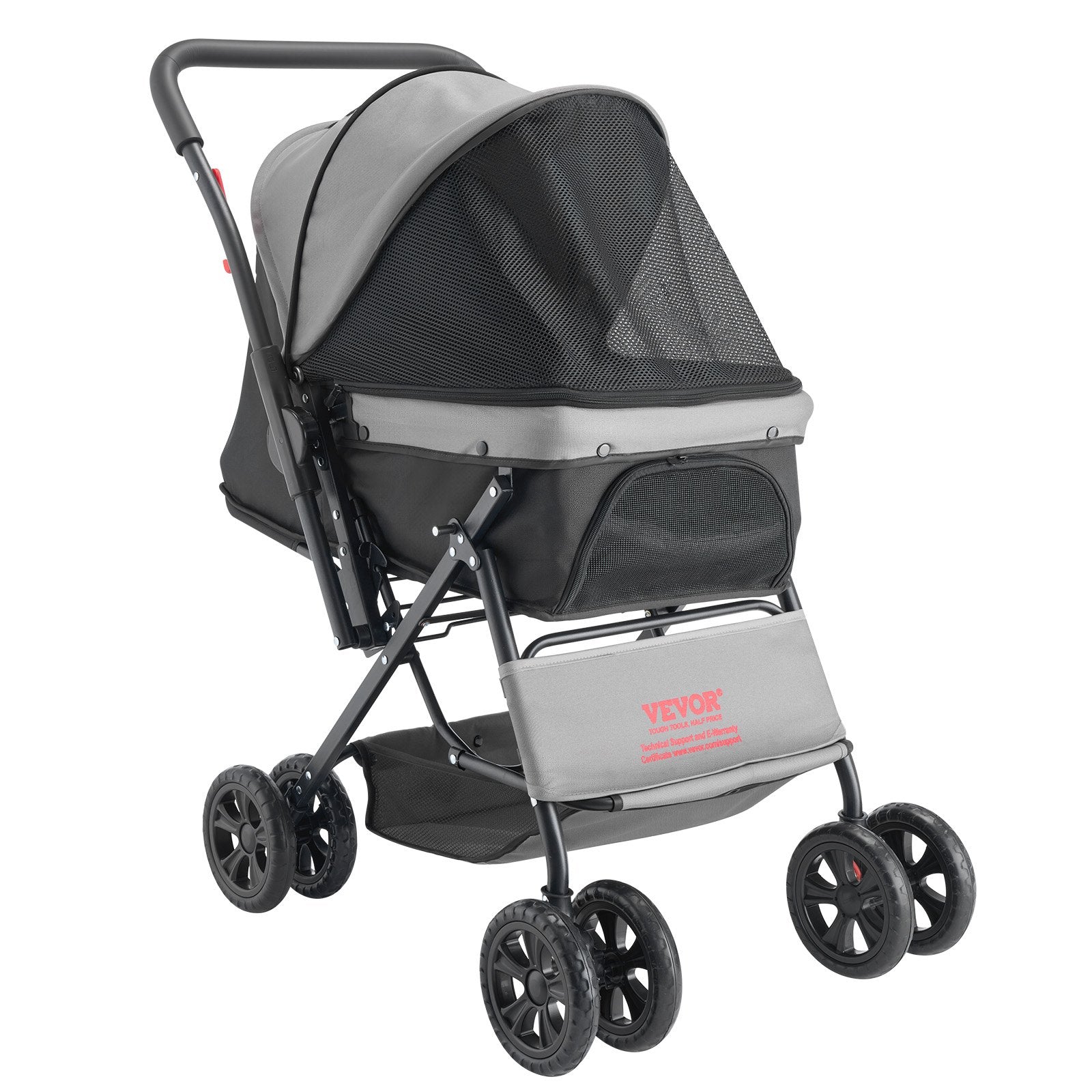 Klappbarer Hunde-Buggy L (bis 20 kg) – Stabiler Kinderwagen für Haustiere