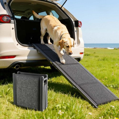 Klappbare Hunde-Autorampe XL (180 x 43,2 cm) – Belastbar bis 113 kg