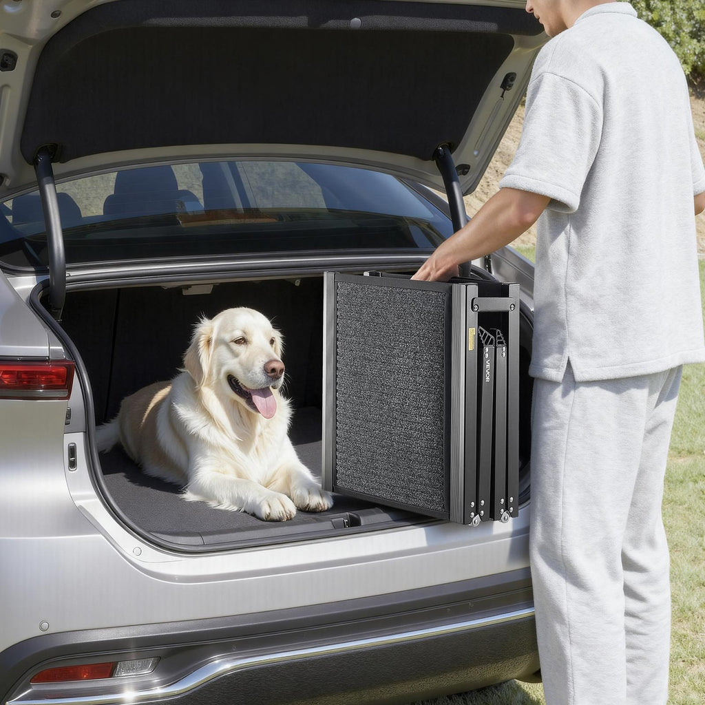 Klappbare Hunde-Autorampe XL (180 x 43,2 cm) – Belastbar bis 113 kg