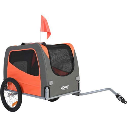 Hunde-Fahrradanhänger (bis 30 kg) – Klappbarer Transportwagen für das Fahrrad