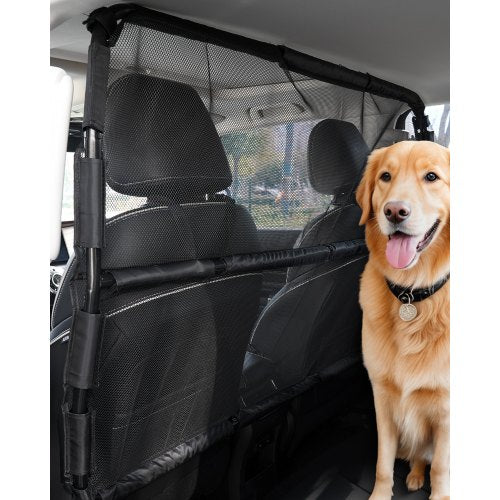 Hunde-Trennnetz für Auto & SUV (142 cm) – Sicherheitsnetz für den Vordersitz